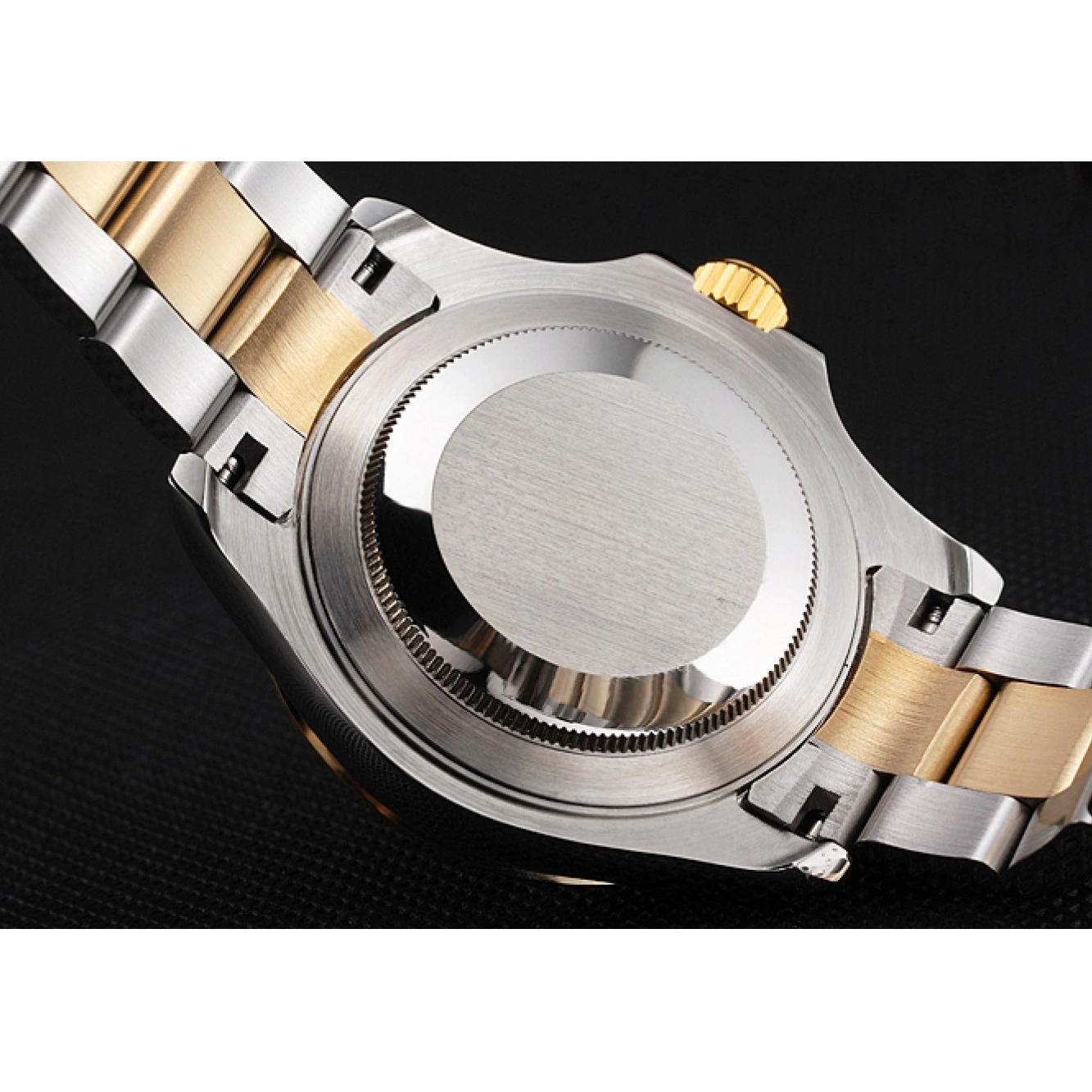 Best AAA Replica Sites Two Bezel White Bracelet Yacht-Master Steel Tone Gold Case Swiss Stainless Rolex Dial 0522